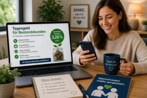 Tagesgeld für Bestandskunden