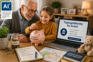 Tagesgeldkonto für Enkel anlegen