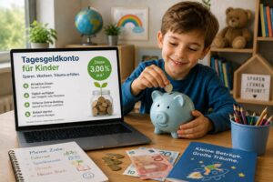 Tagesgeldkonto für Kinder eröffnen